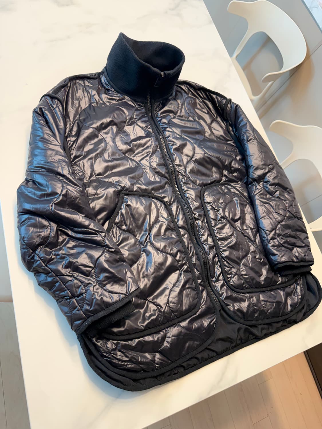 자라 퀼팅 패딩 L 정품 상품이미지3