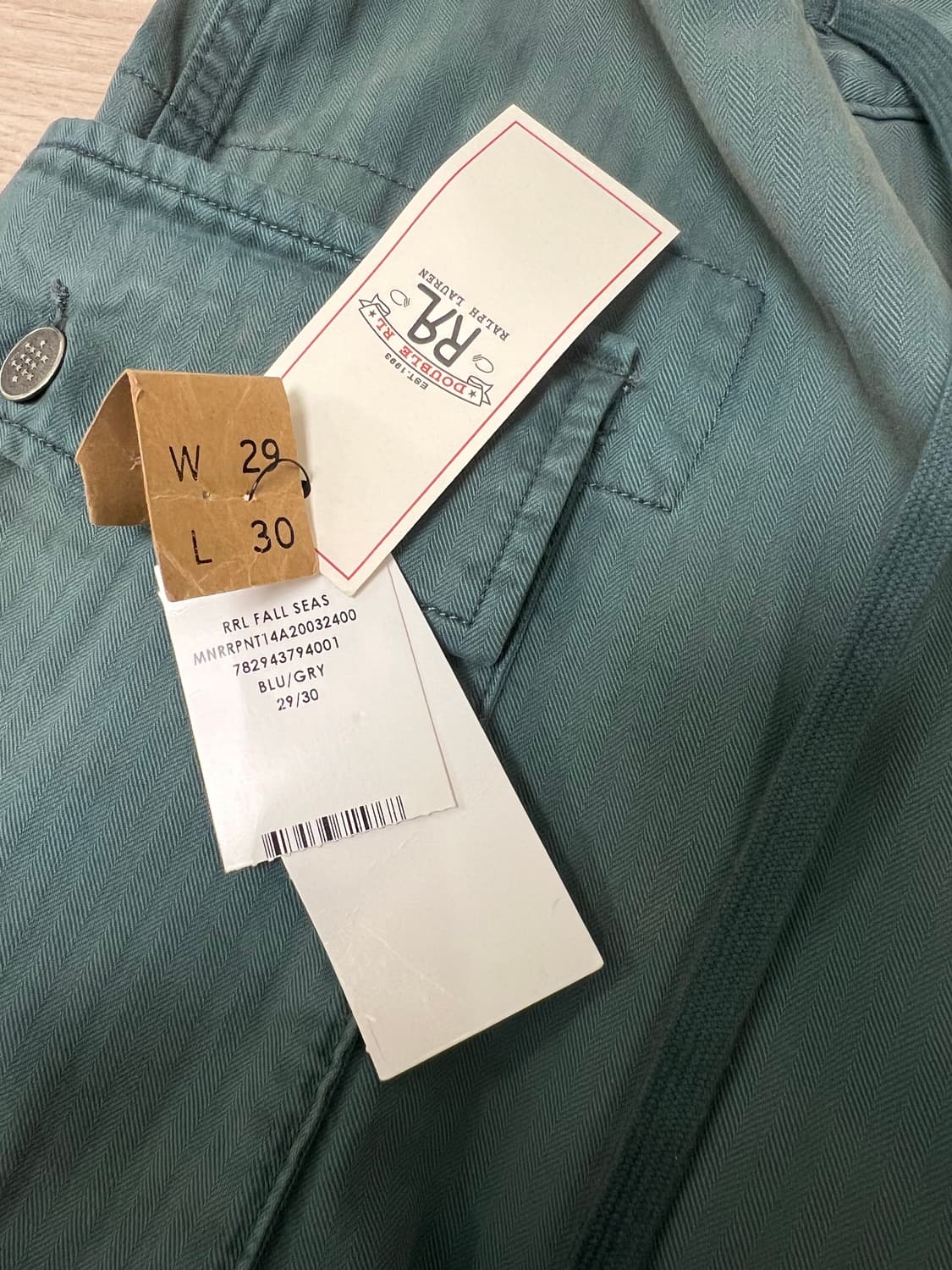 RRL / 헤링본 트윌 카고 팬츠 / W29 L30 상품이미지10
