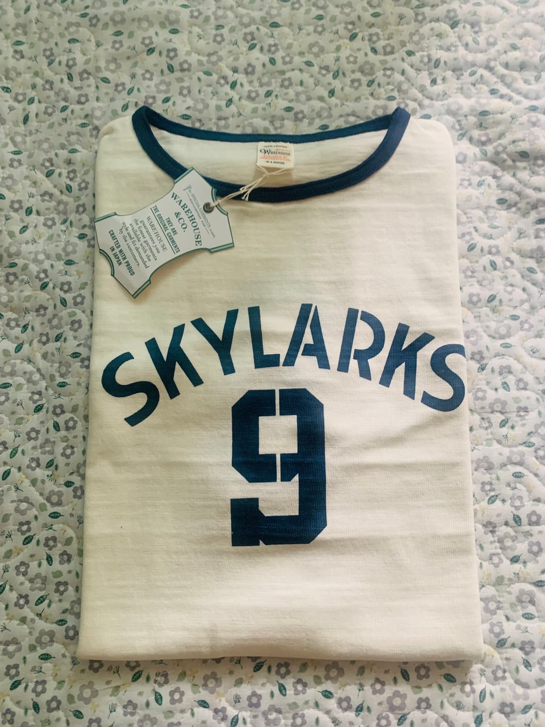 [XL] 웨어하우스 LOT 4059 SKYLARKS 9 링거티셔츠 크림 상품이미지5