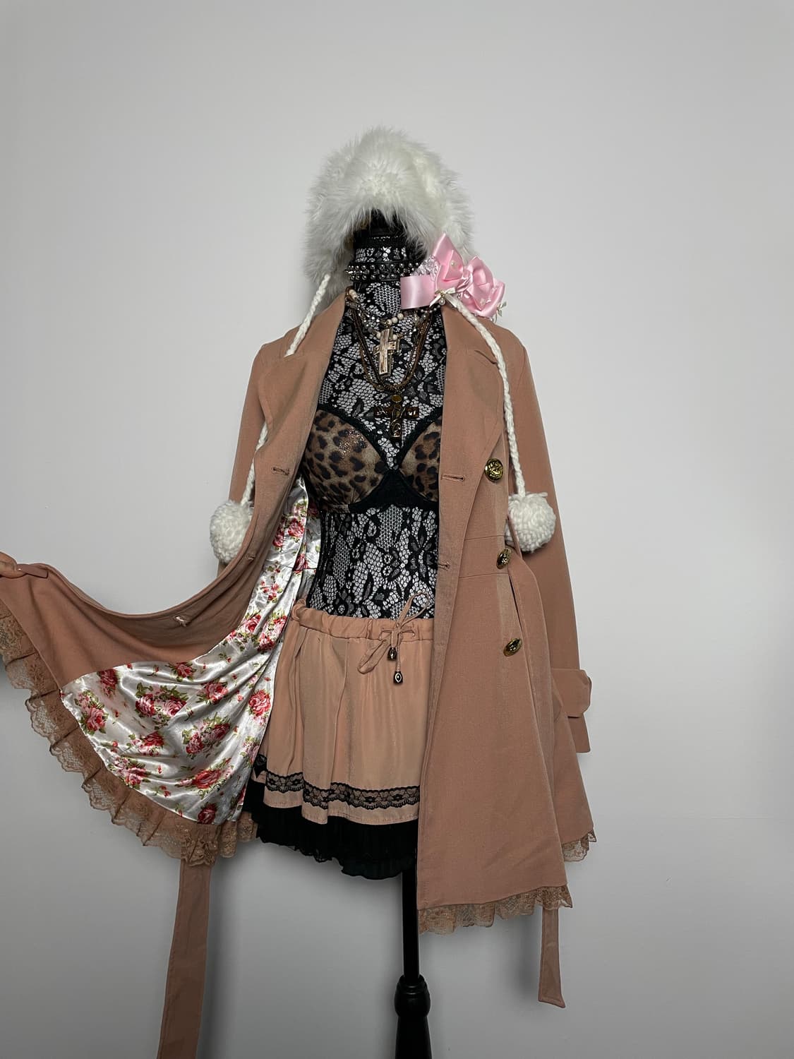 TRALALA 트랄랄라 라떼 갸루 스커트 상품이미지4