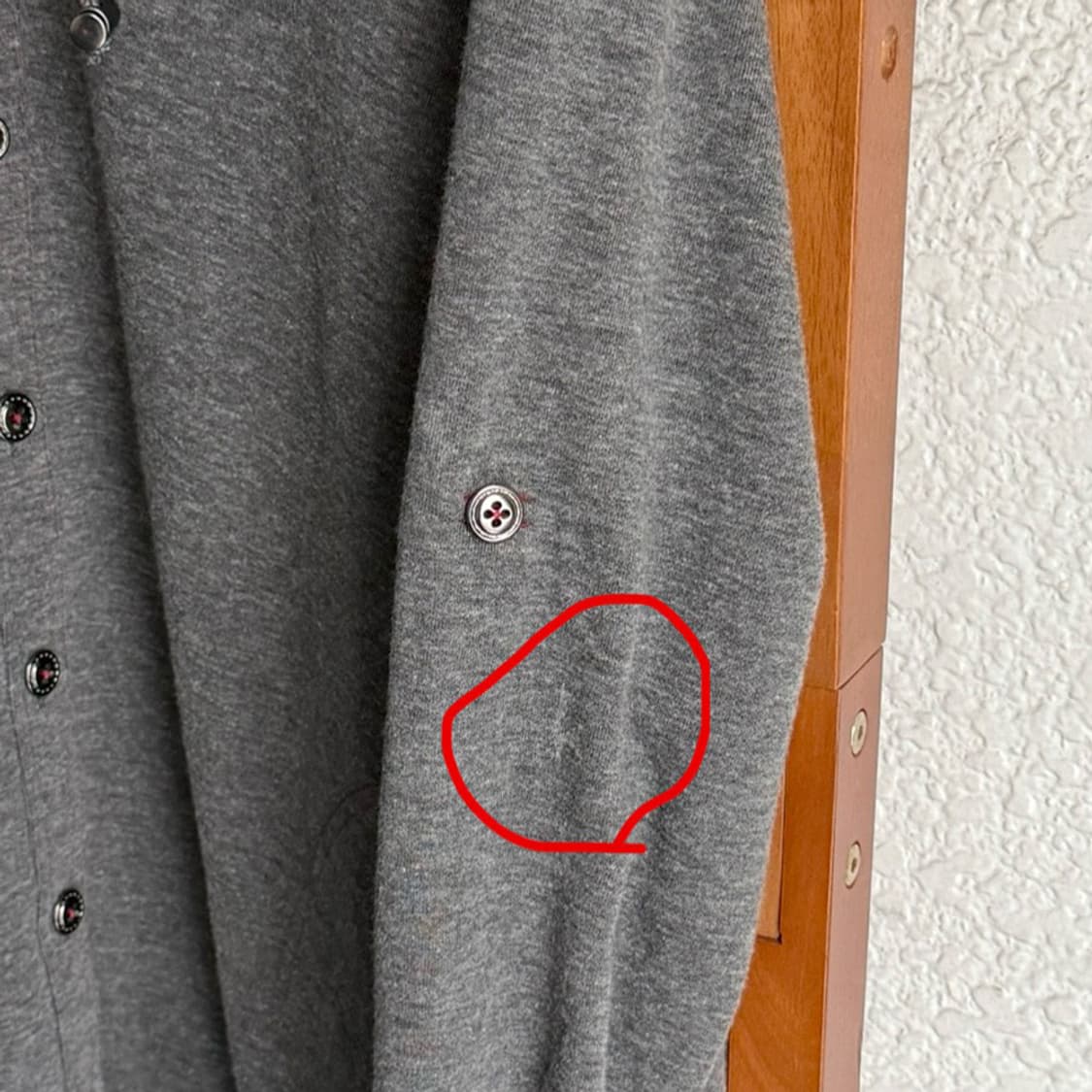 숲 도서관의 니트 후드 가디건 상품이미지5