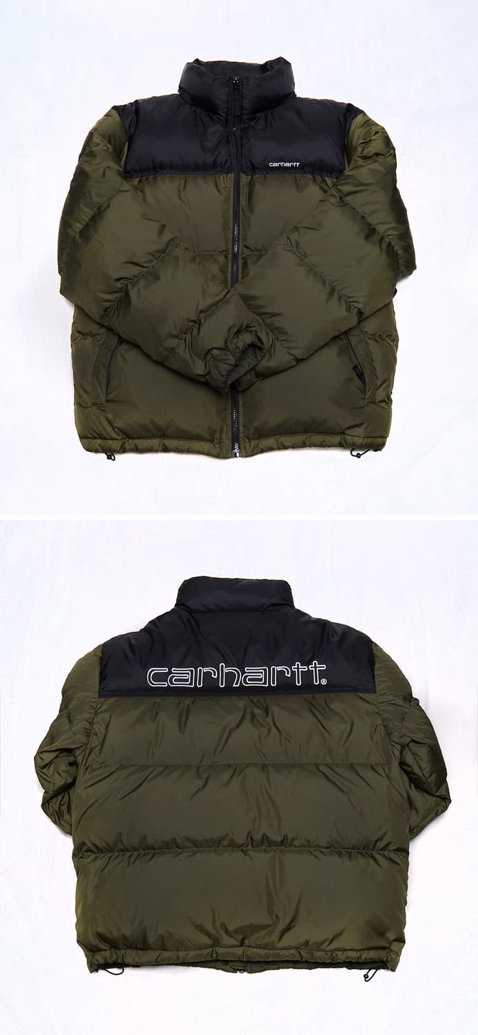 칼하트 WIP 루미 다운 패딩 사이프러스 블랙 (M / 100+) 상품이미지3