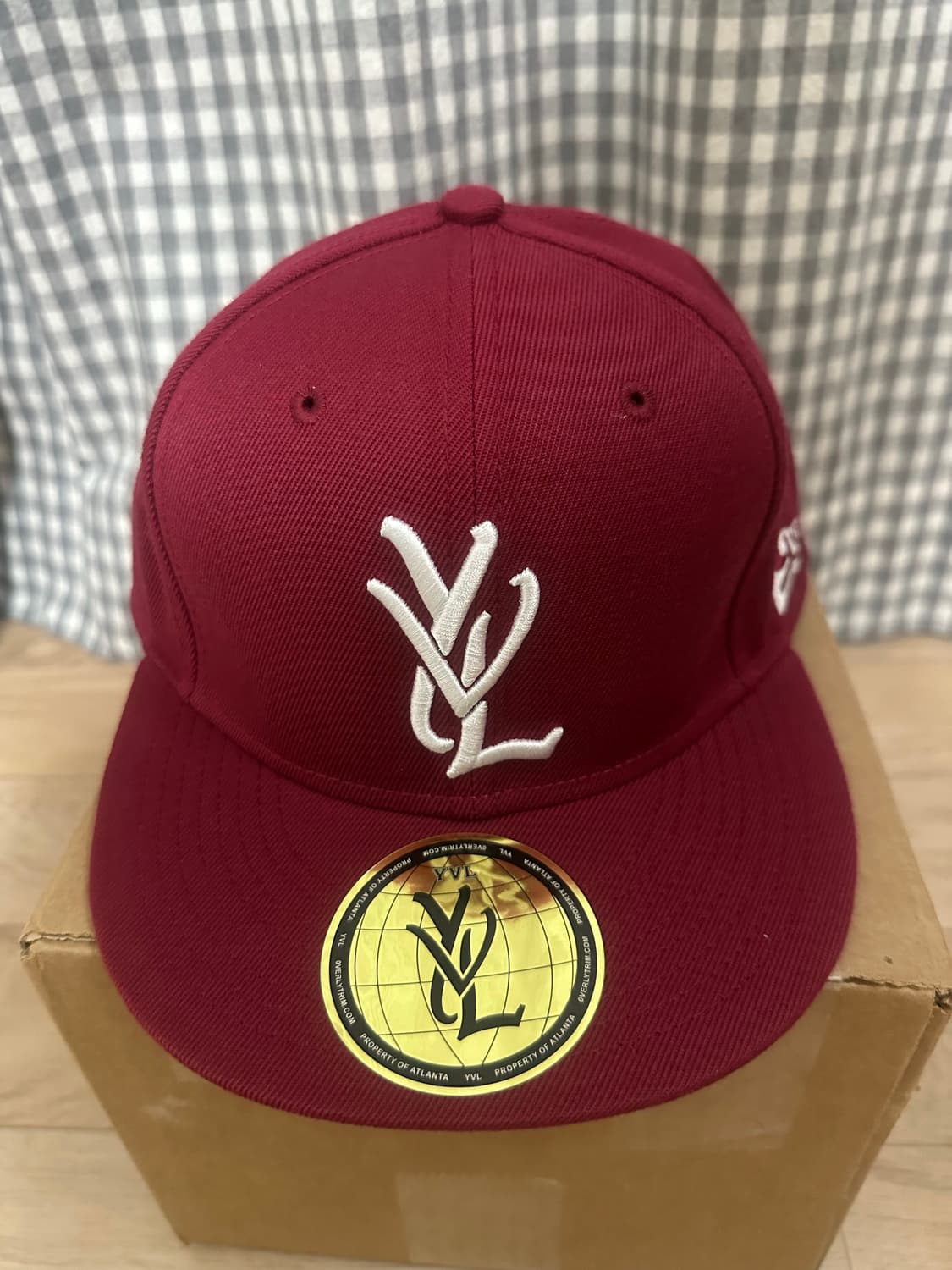 YVL 모자 White on Maroon 상품이미지1