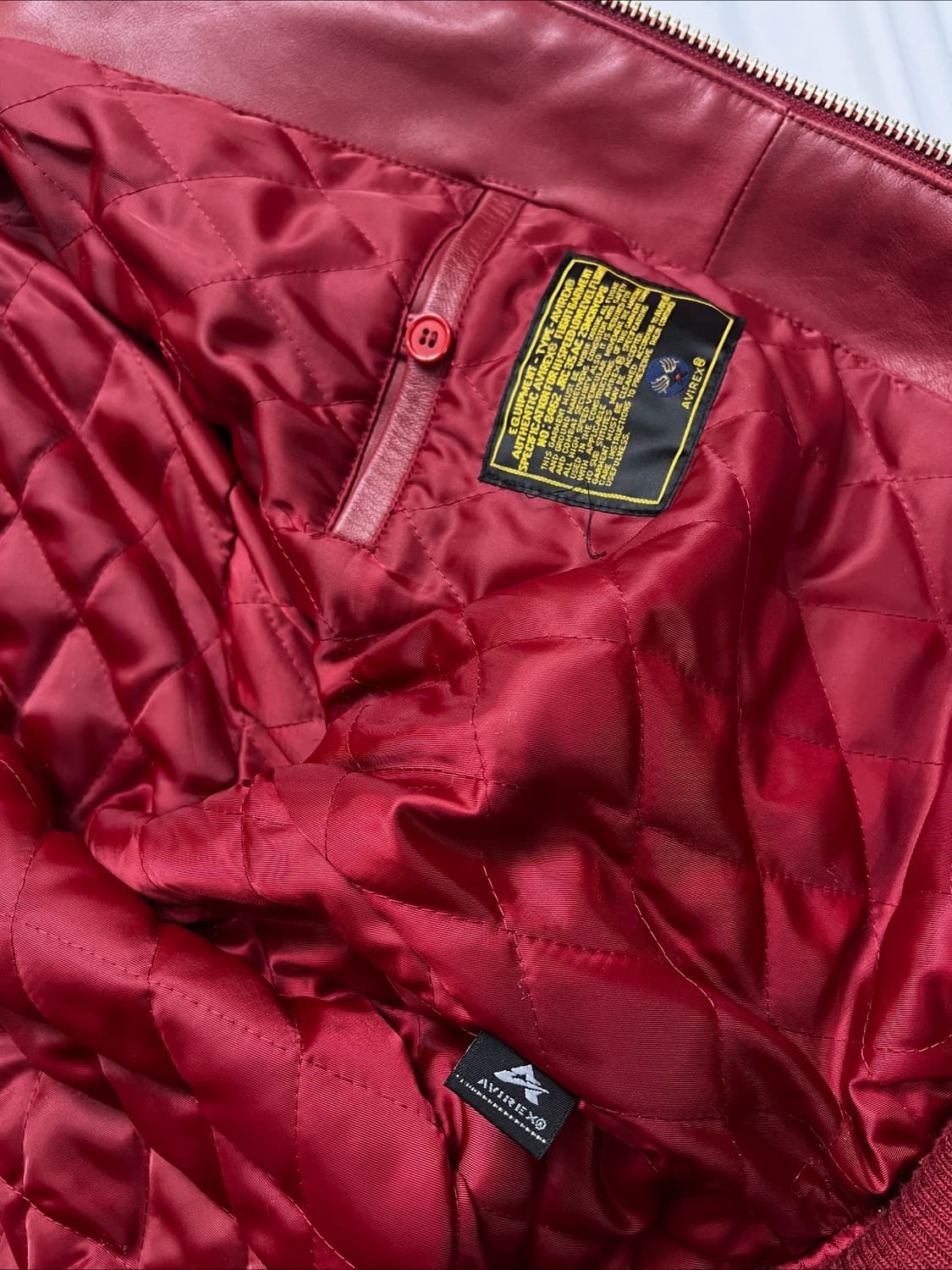 아비렉스 아이콘 가죽자켓 상품이미지6