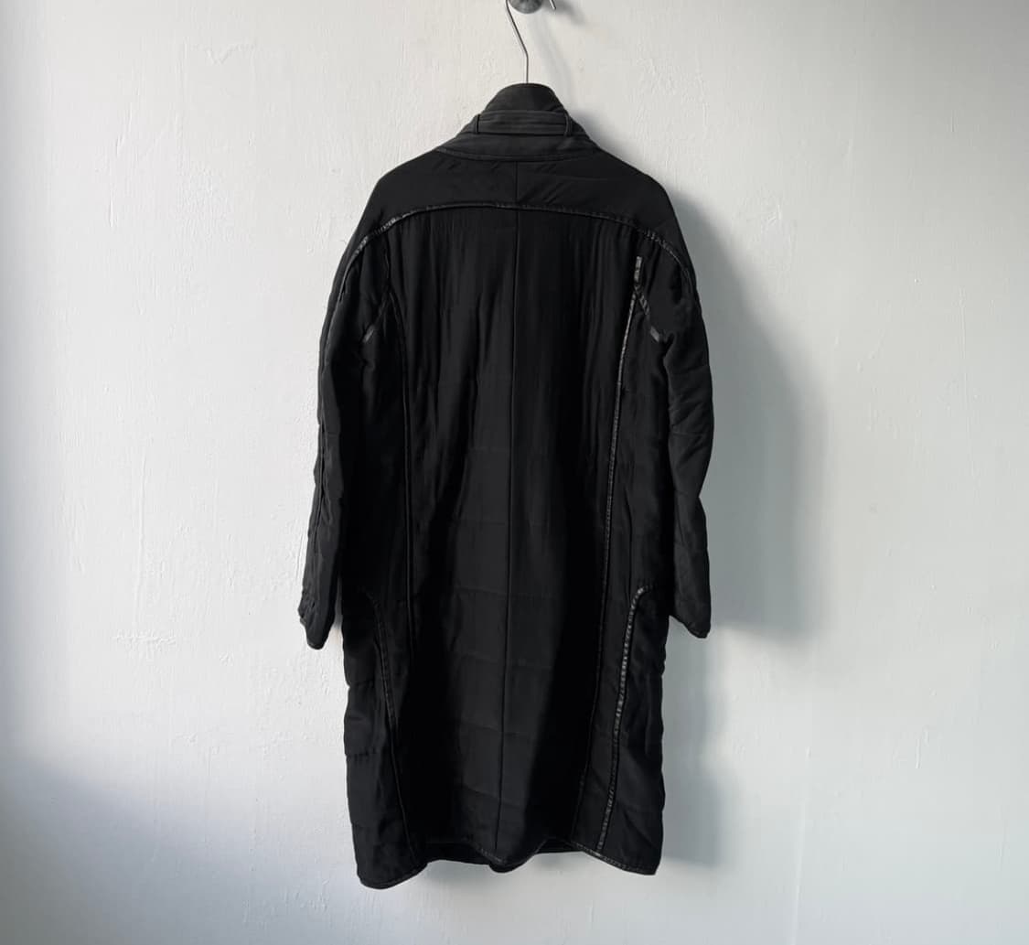 언더커버 실크 레더 코트 상품이미지3