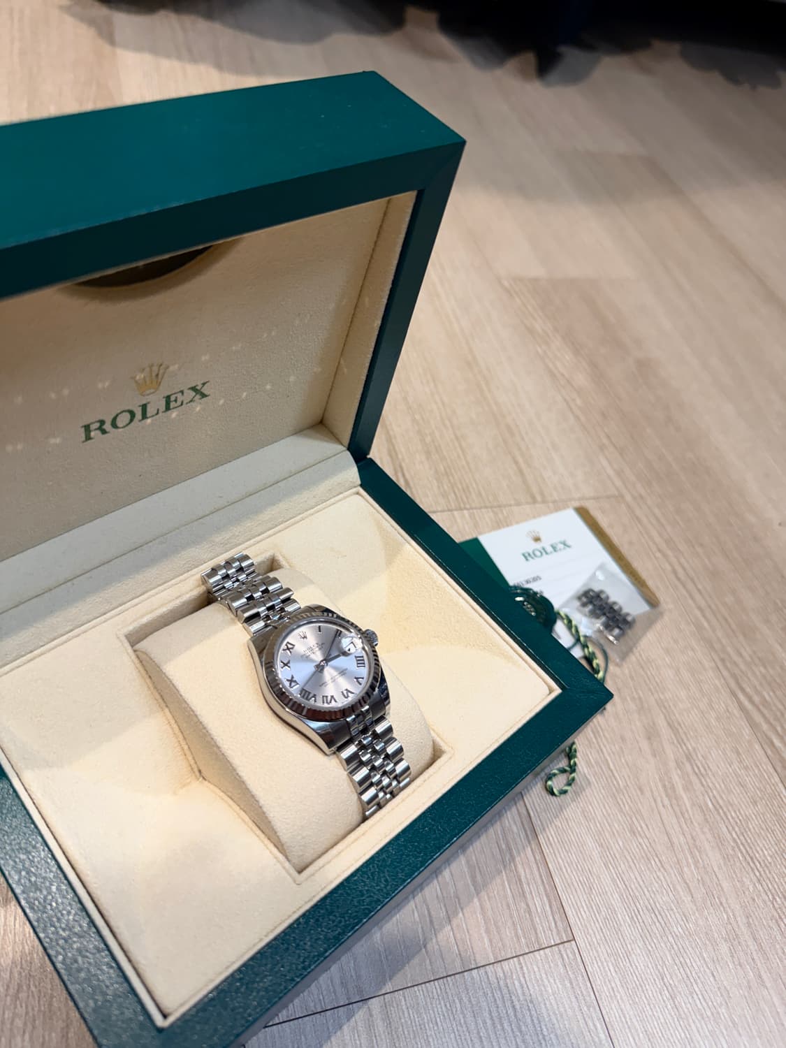 롤렉스 데이저스트 31mm 로듐로만 풀박스 풀구성 상품이미지3