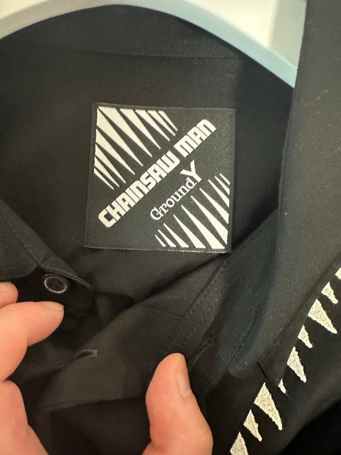 요지 야마모토 그라운드y 체인소맨 콜라보 셔츠 상품이미지2