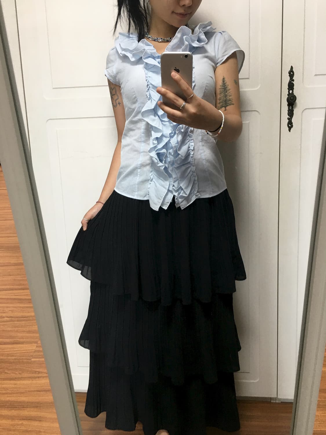 캉캉 long skirt 상품이미지1
