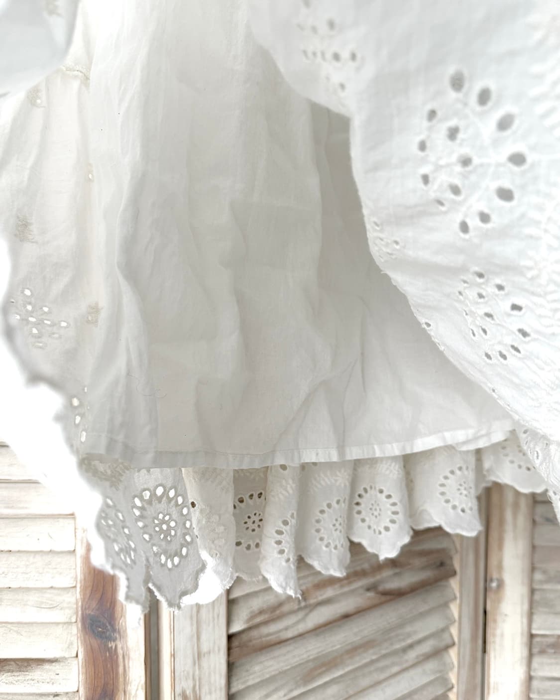 Axes Femme White Long Skirt 상품이미지10