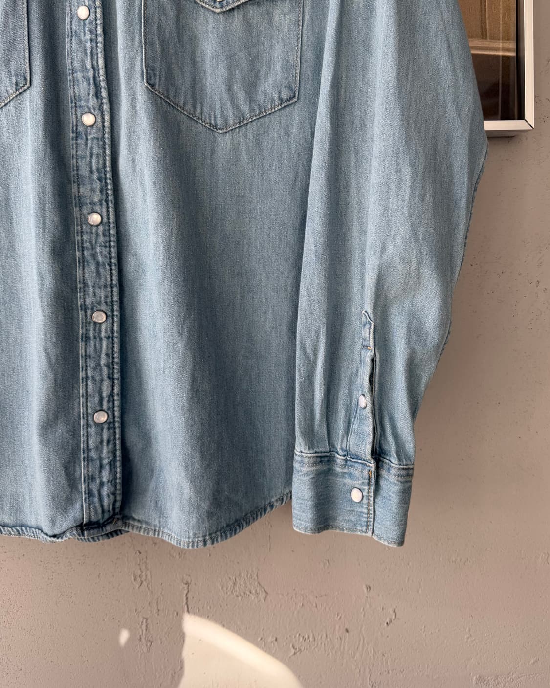 Levis western two pocket denim shirt 상품이미지3