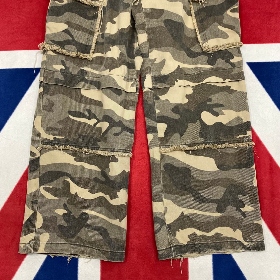 와이드 카모 카고팬츠 M 상품이미지3