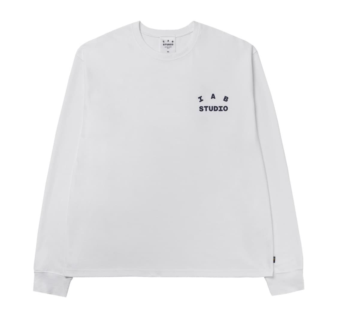 크림보다 쌈 아이앱 스튜디오 롱슬리브 화이트 S 상품이미지1