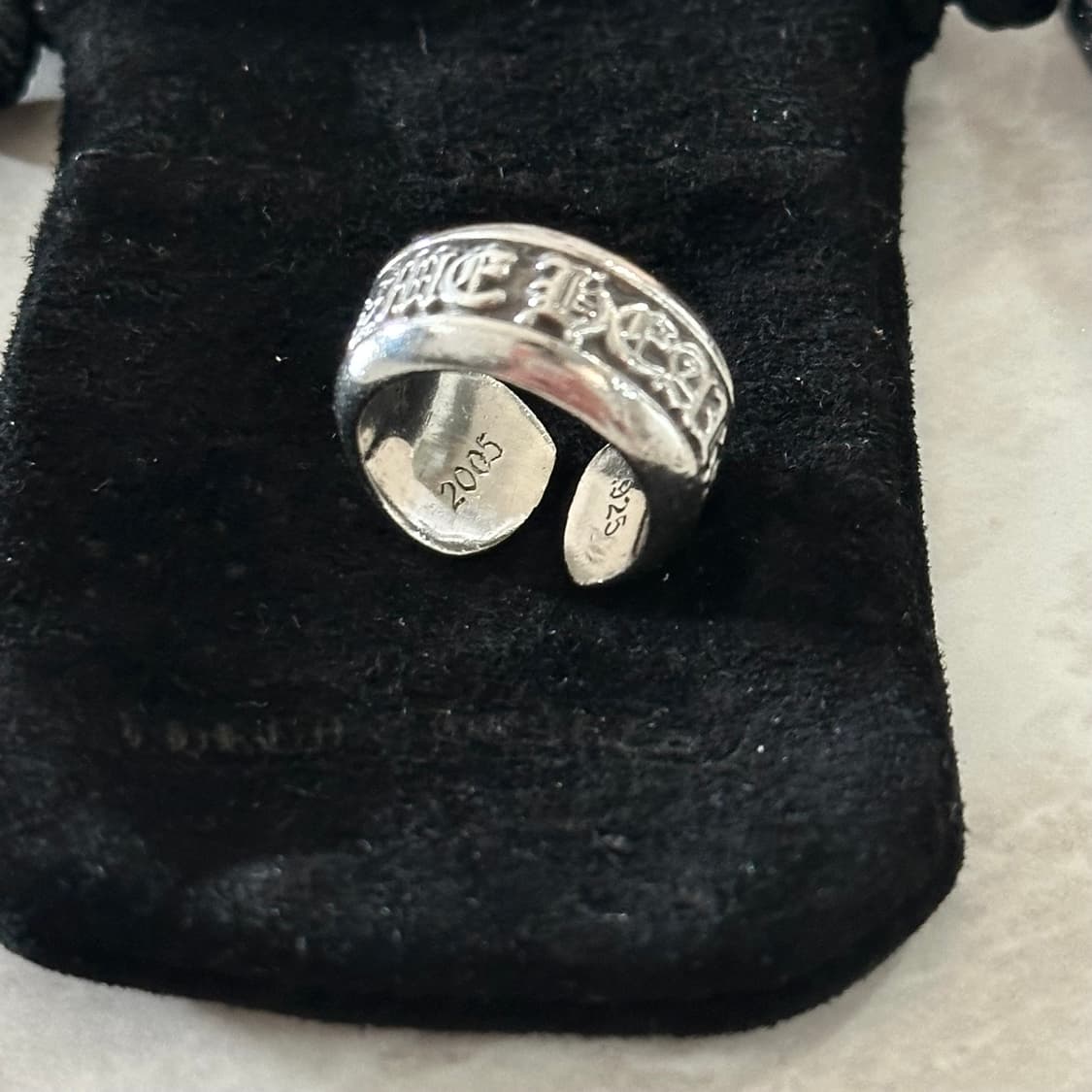 크롬하츠 말발굽 스크롤라벨링(US6/국내11호) 상품이미지9