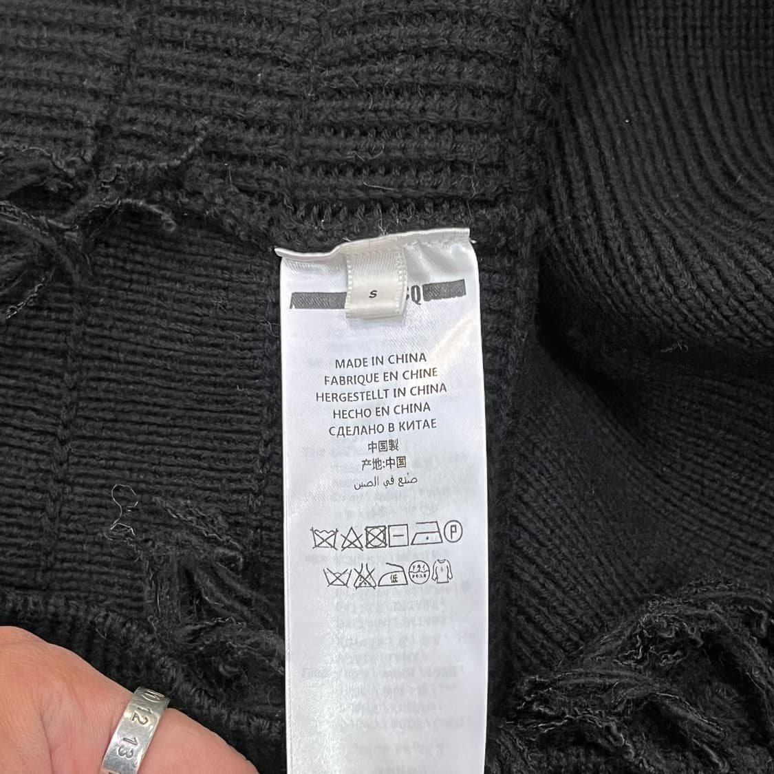  알렉산더 맥큐 집업 케이프 +명품감정서 y14228 상품이미지8