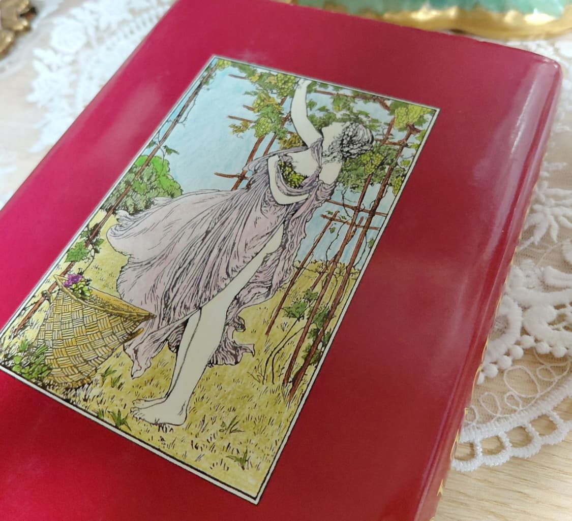 Vintage 아르누보풍 삽화 가득한 아름다운 빈티지 앤틱 시집 상품이미지8