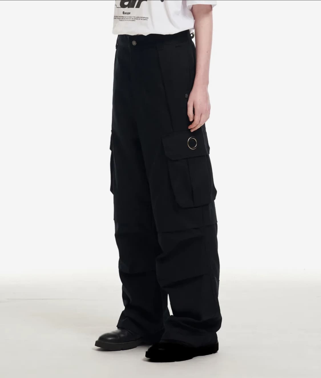 에드오프 아일렛 포켓 카고 와이드 팬츠 상품이미지10