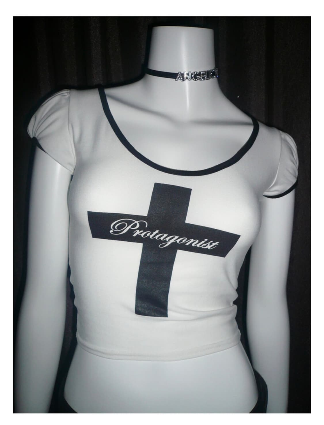 엔넘파 엔젤넘버555 Protagonist crop top 상품이미지1