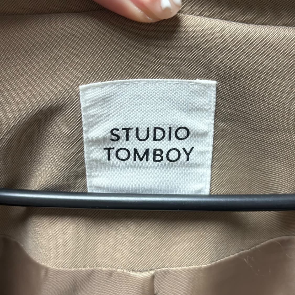 3840 스튜디오 톰보이 브라운 트렌치코트 상품이미지5