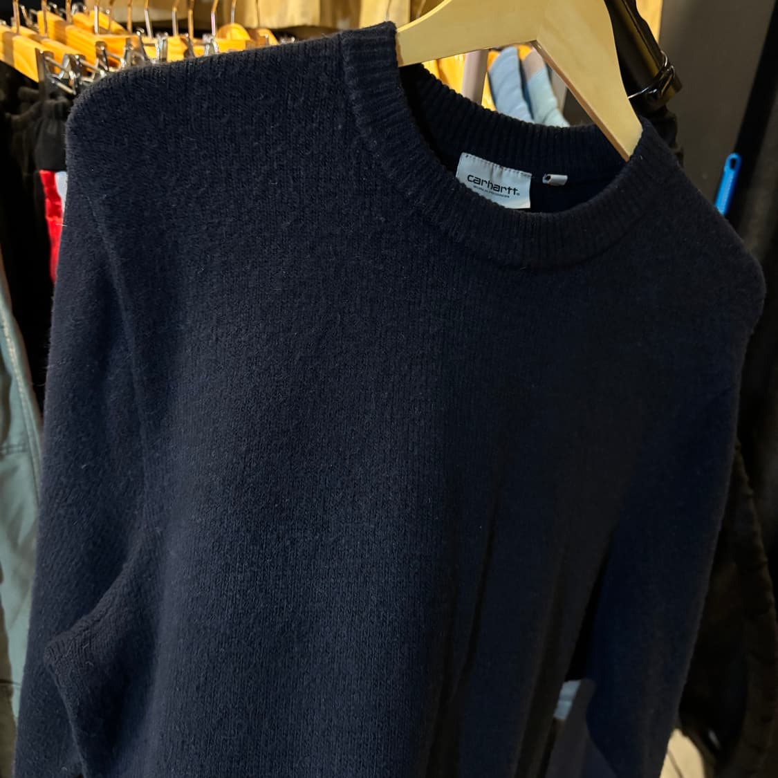 칼하트 윕 니트 네이비 XL 상품이미지4