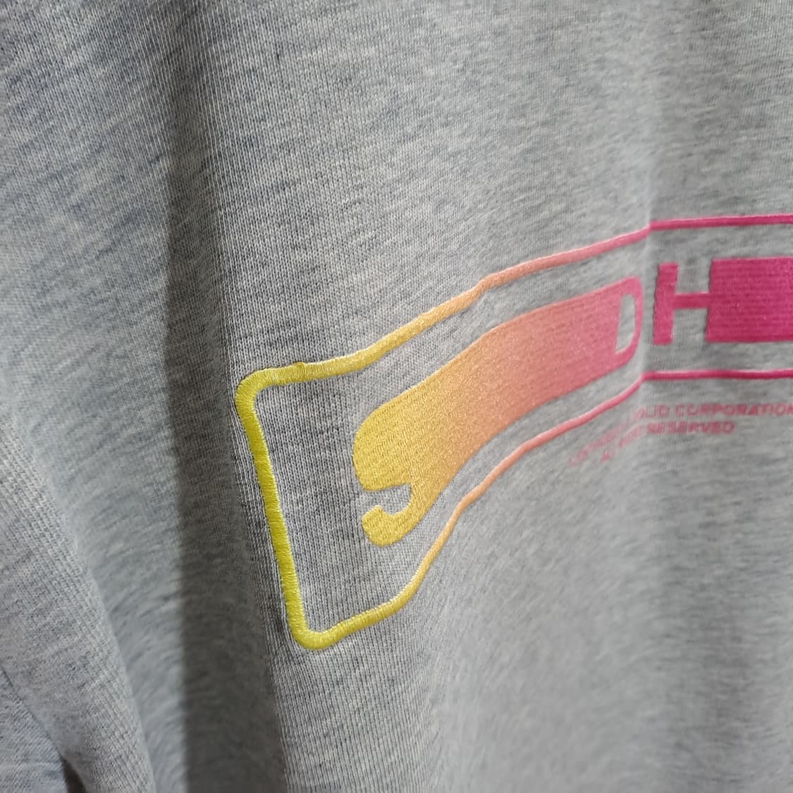 (택포) 솔리드옴므 자수 백로고 반팔티셔츠 48 B809 상품이미지6