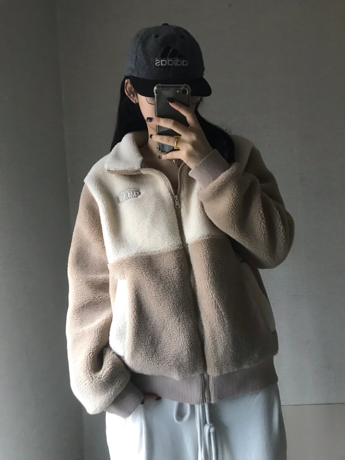 게스 베이지 후리스 상품이미지4