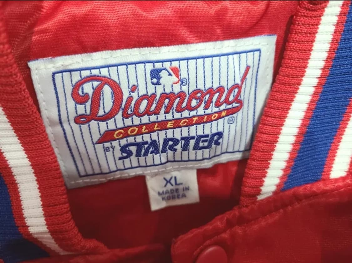 스타터 필라델피아 야구 점퍼 레드 블루 상품이미지4