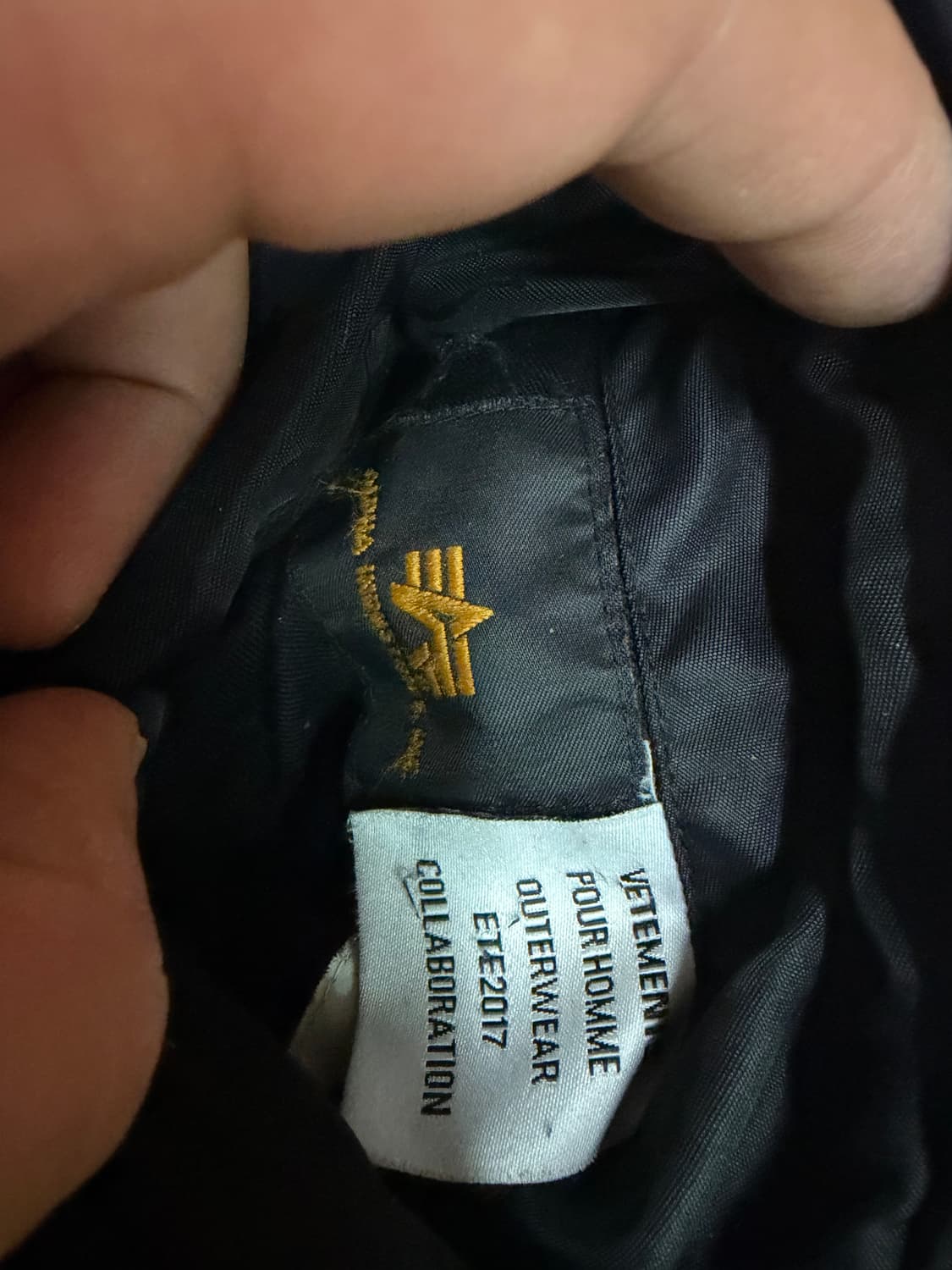 VETEMENTS 베트멍 성조기 리버시블 양면 점퍼 자켓 100L 상품이미지5