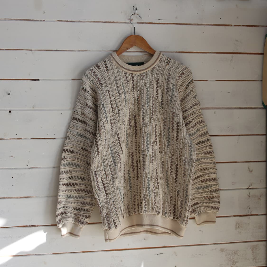 (착용컷) TUNDRA 케이블 니트 (남성용 103) 상품이미지1