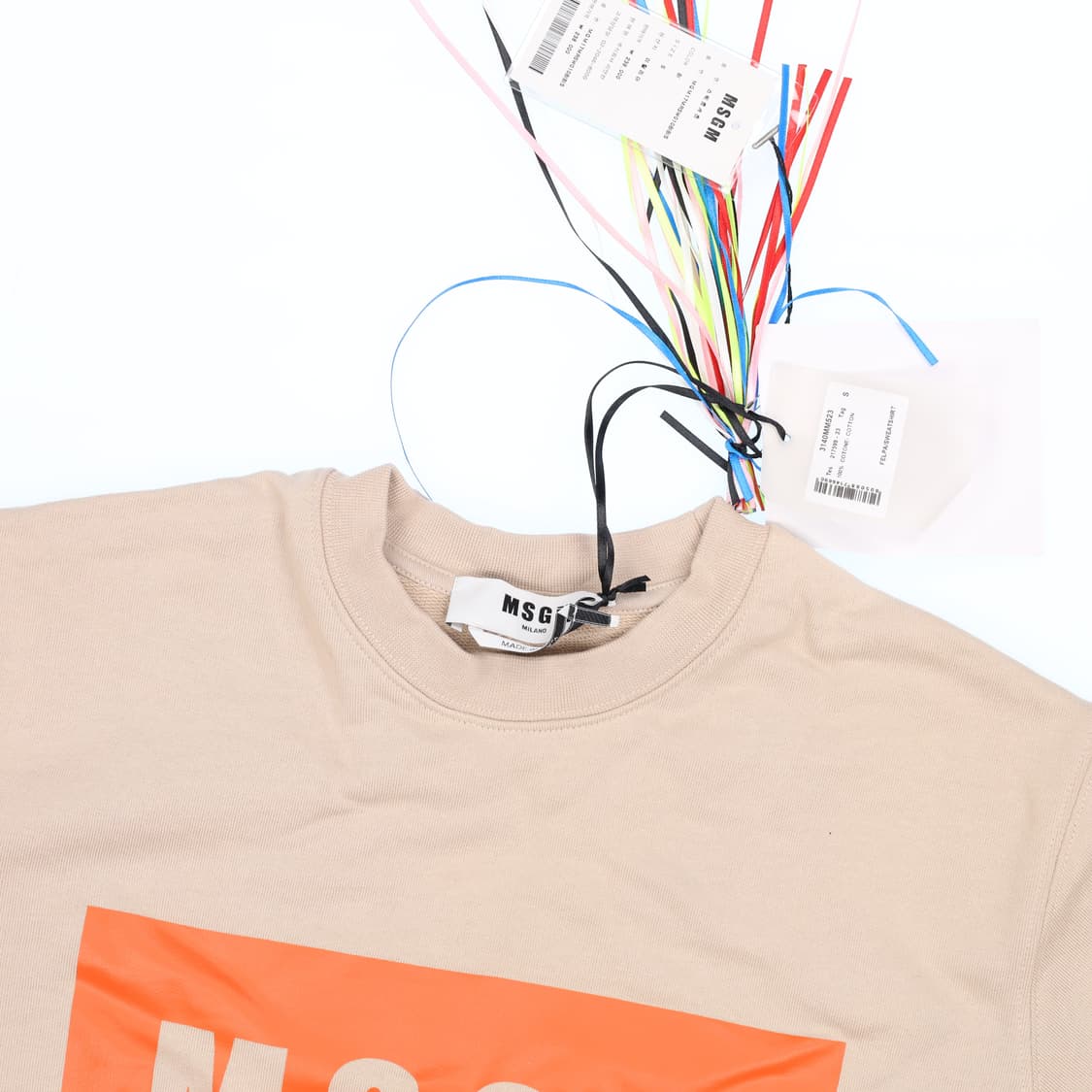 [S] 새상품 MSGM로고 맨투맨 티셔츠 1215H1 상품이미지3