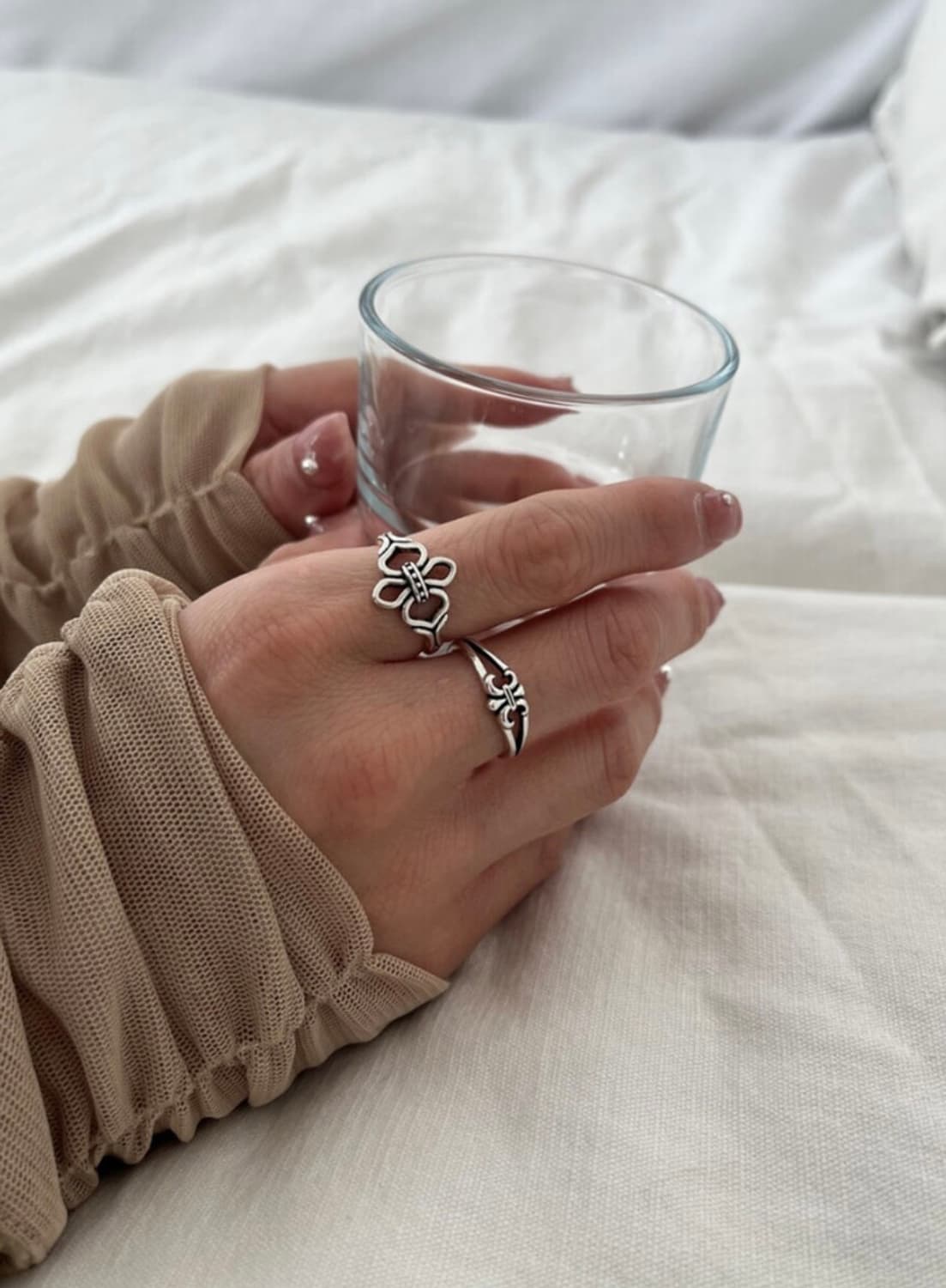 <남녀공용>실버925 오픈링 실버링 은반지 빈티지링 상품이미지4