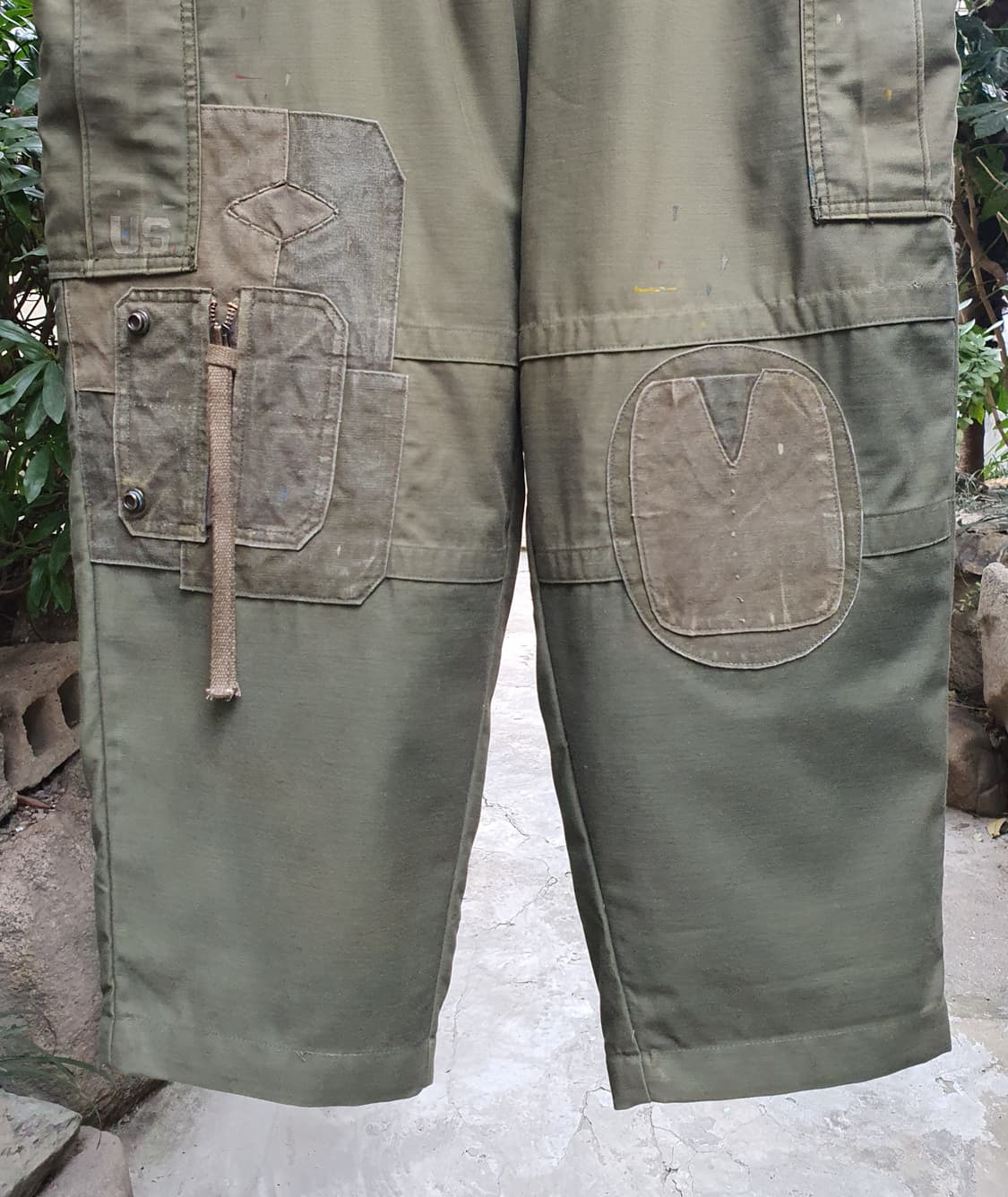 m65팬츠 빈티지 커스텀[ 업그레이드버전/ 에시드머드/하드워싱/썬페이딩] 상품이미지4