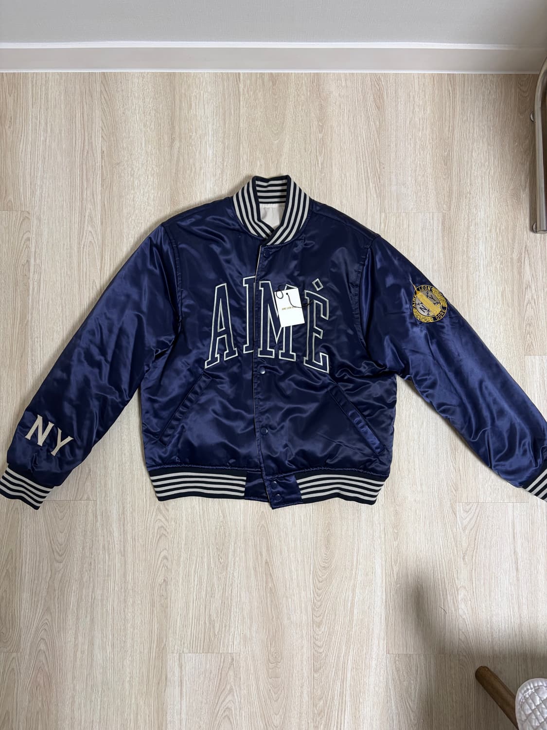 에임레온도르 양면 바시티 자켓 점퍼 M 상품이미지1