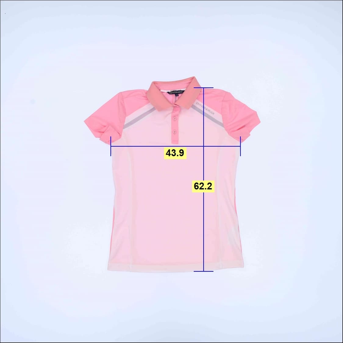 90 커터앤벅 여성 반팔 카라티 0407M 상품이미지5