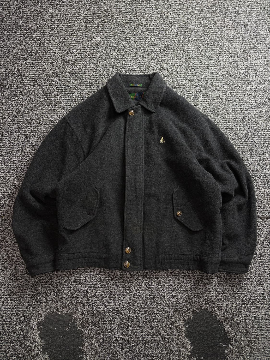 빈폴 울 혼방 해비 모직 블루종 자켓 3689 상품이미지2