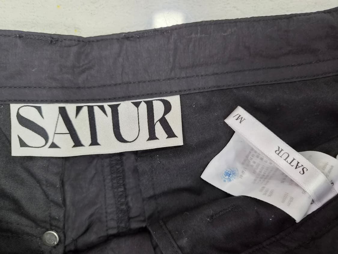SATUR 나일론 블랙 팬츠 M 상품이미지3