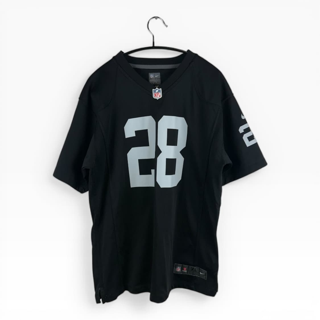 (무료배송)XL) 나이키 NFL 레이더스 럭비 져지 블랙 상품이미지1