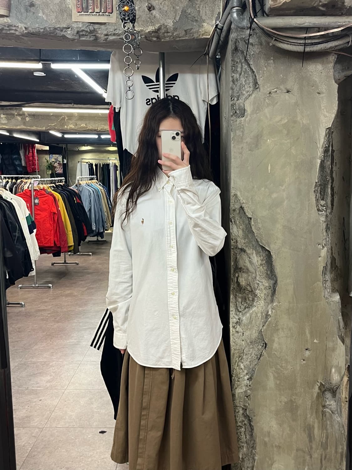 폴로 랄프로렌 셔츠 화이트 S #csz2266 상품이미지2