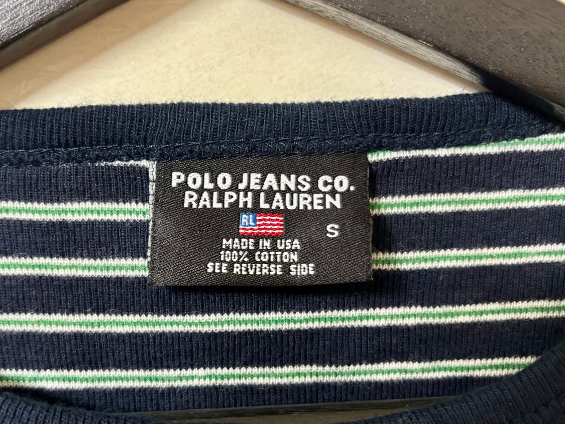 폴로 진스 랄프로렌 미제 스트라이프 면 니트 상품이미지3