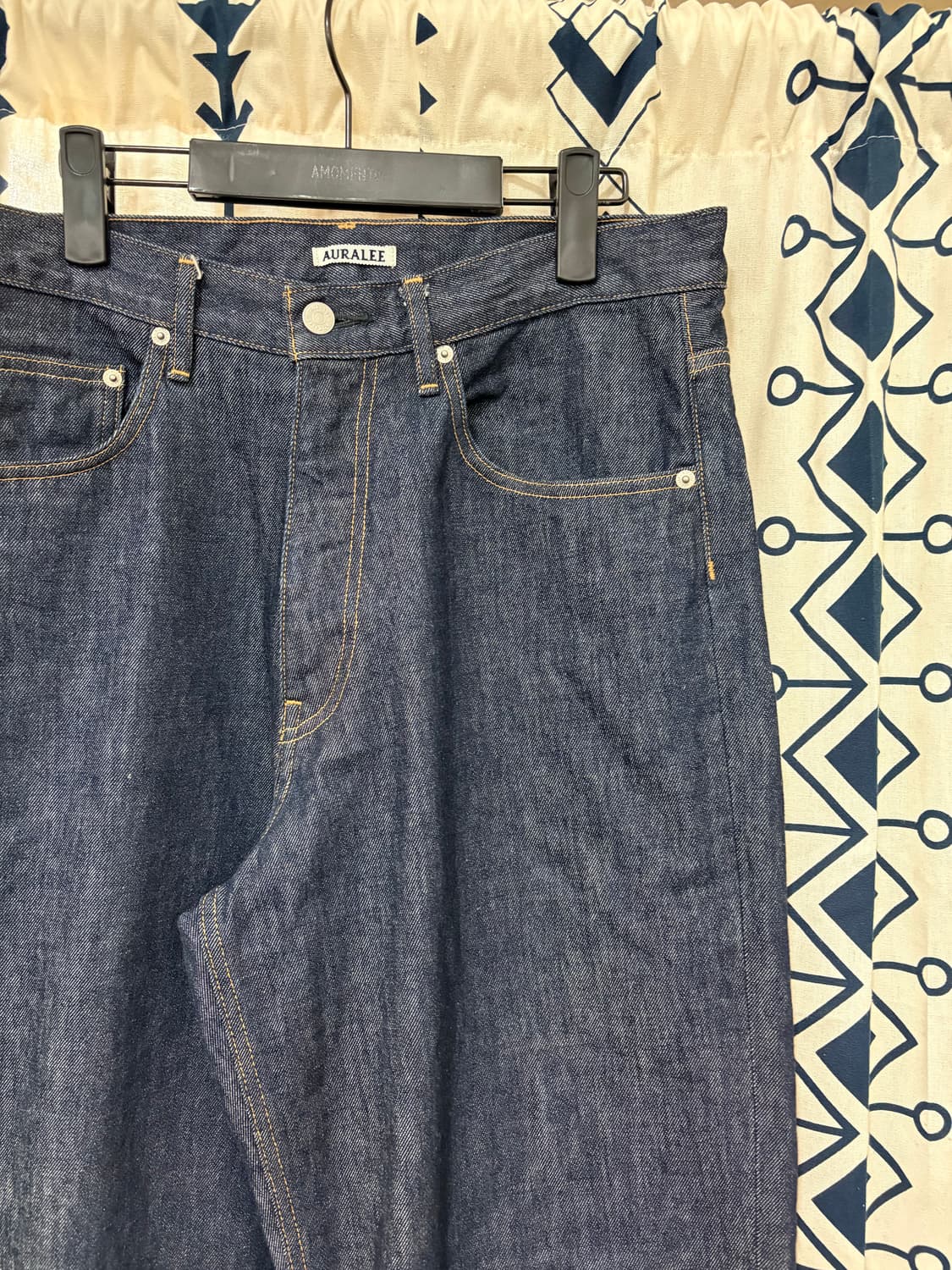 오라리 / 하드 트위스트 데님 와이드 팬츠 상품이미지4