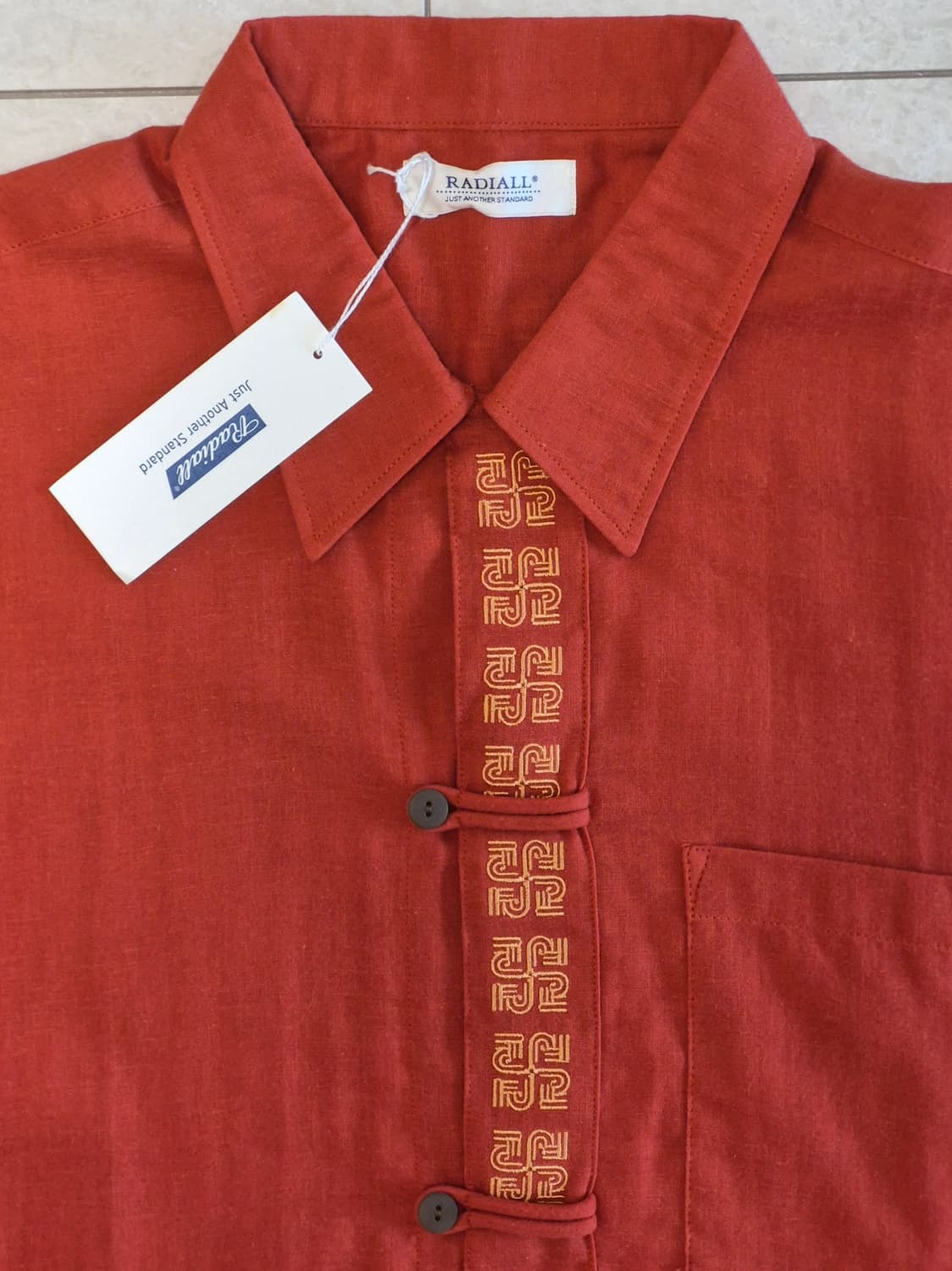 RADIALL Oriental 
Linen Shirt [XL] 상품이미지3