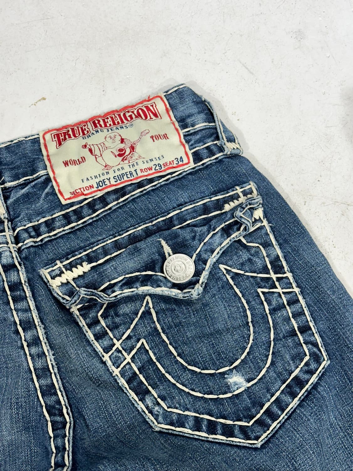 트루 릴리전 Joey Super 중청 T 부츠컷 데님 팬츠 청바지 29 상품이미지6