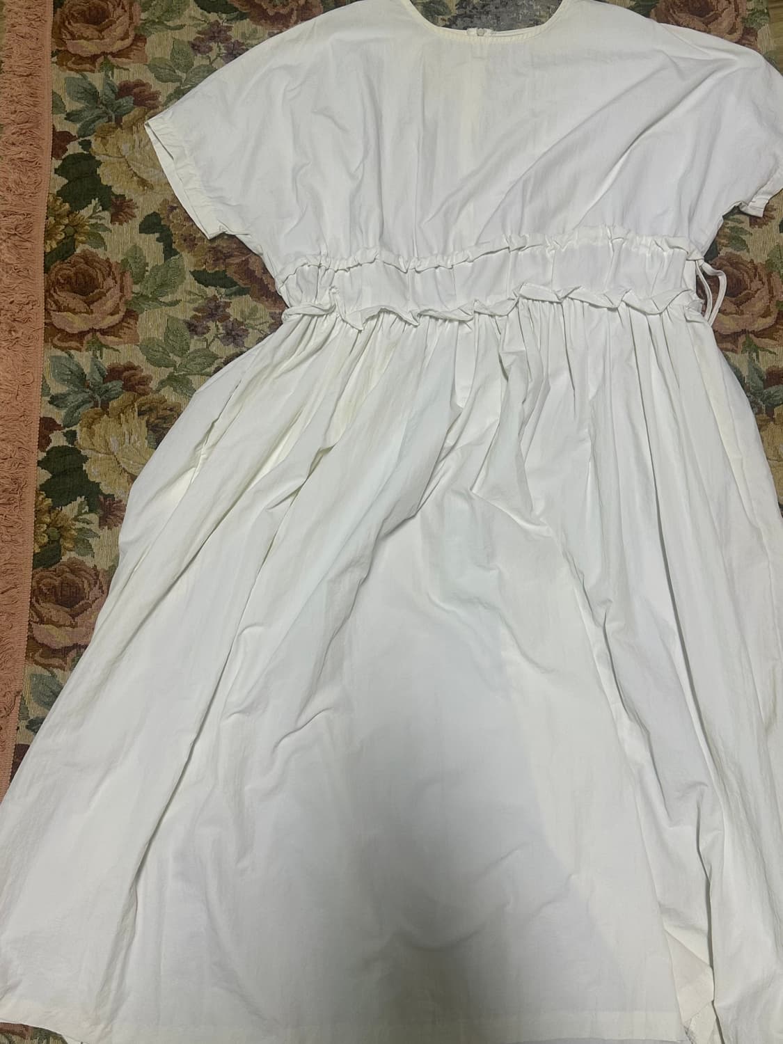 허리 스트링포인트 롱원피스 상품이미지1