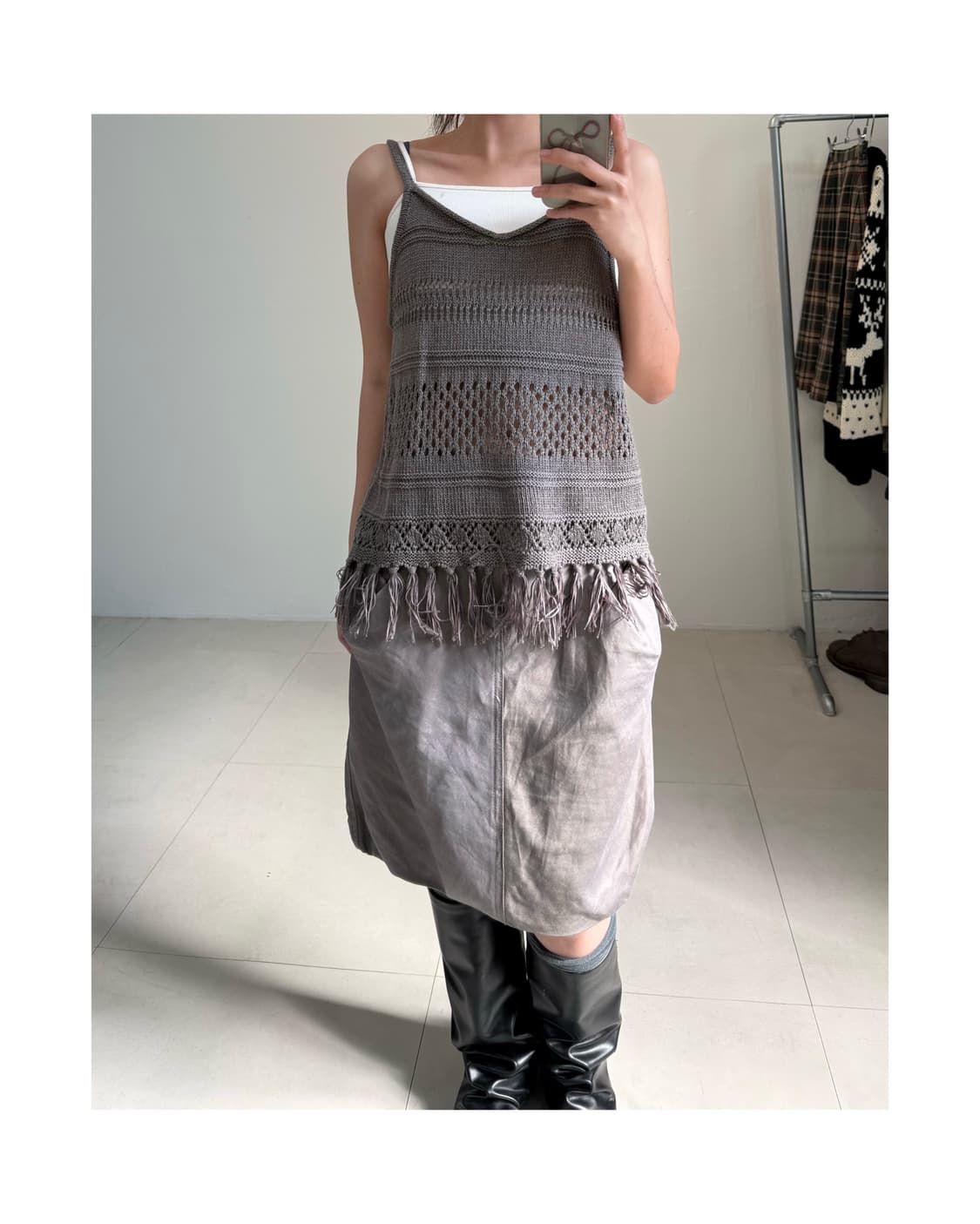 빈티지 슬리브리스 세트 상품이미지4