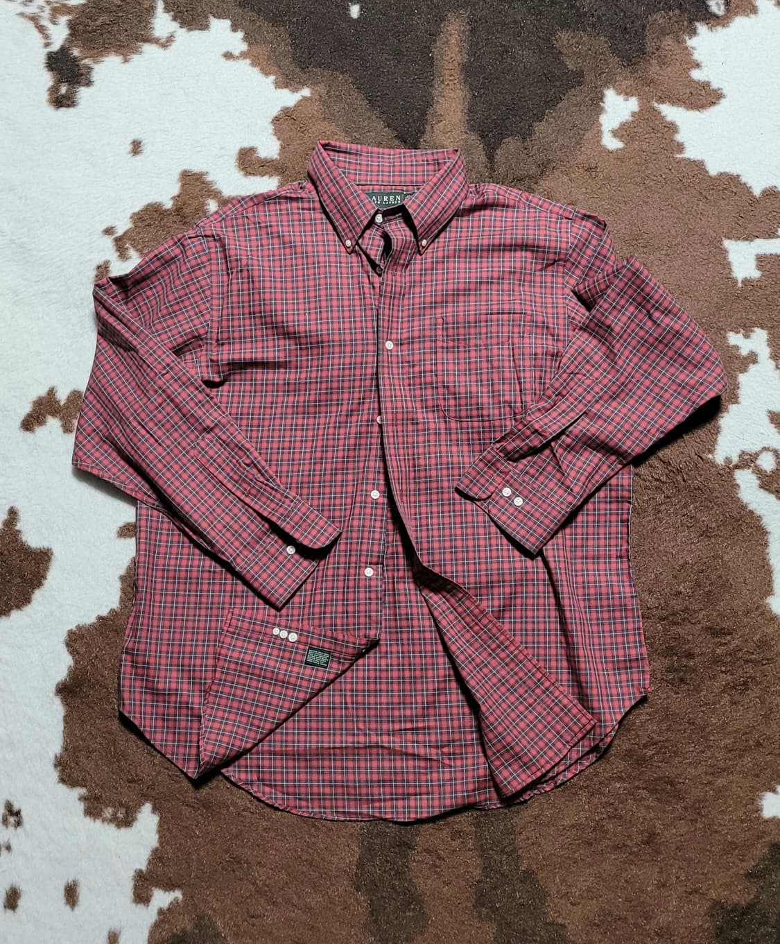 폴로 랄프로렌 남성용 체크 남방(XL) 상품이미지2