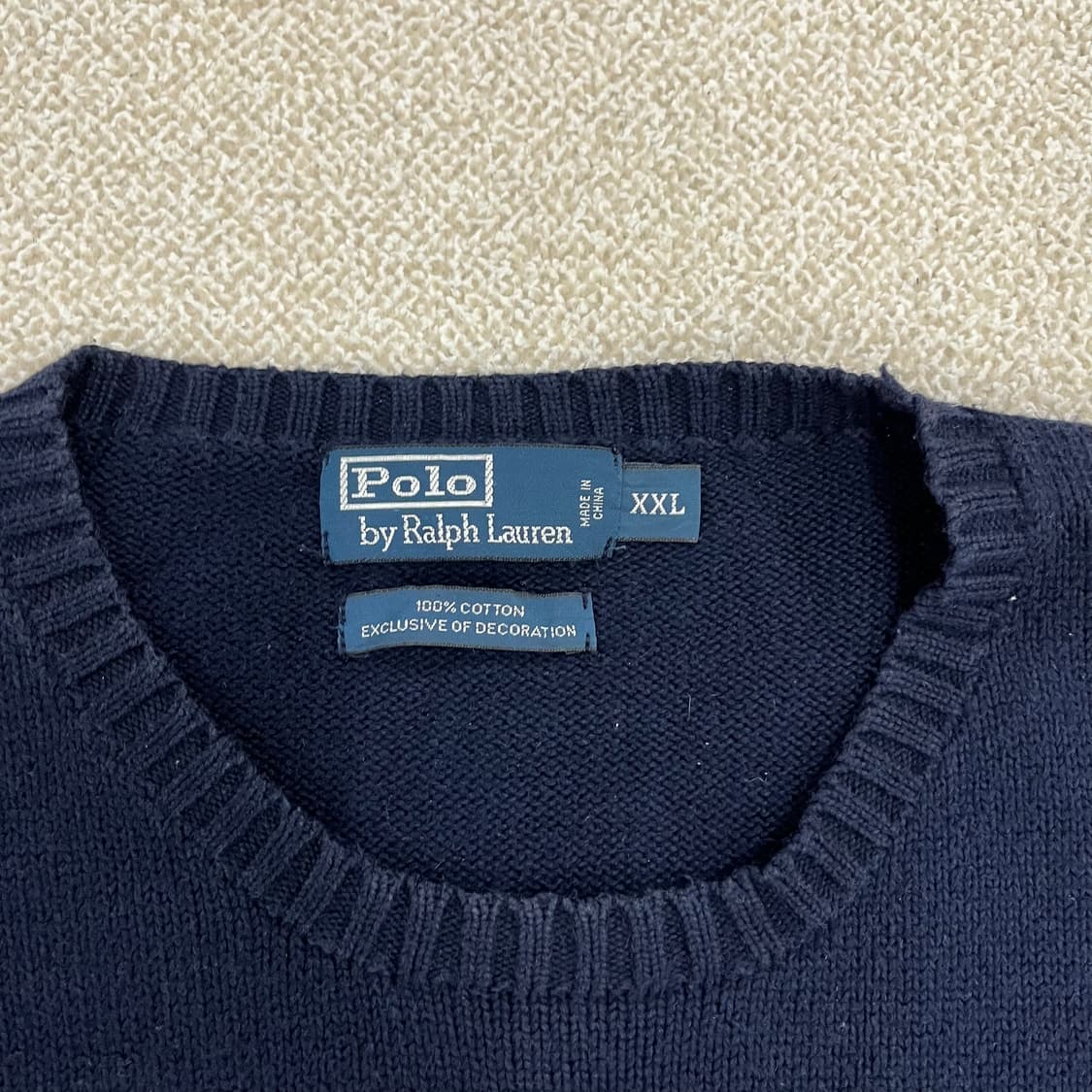 XXL 폴로랄프로렌 코튼 니트 스웨터 0225M1 상품이미지2