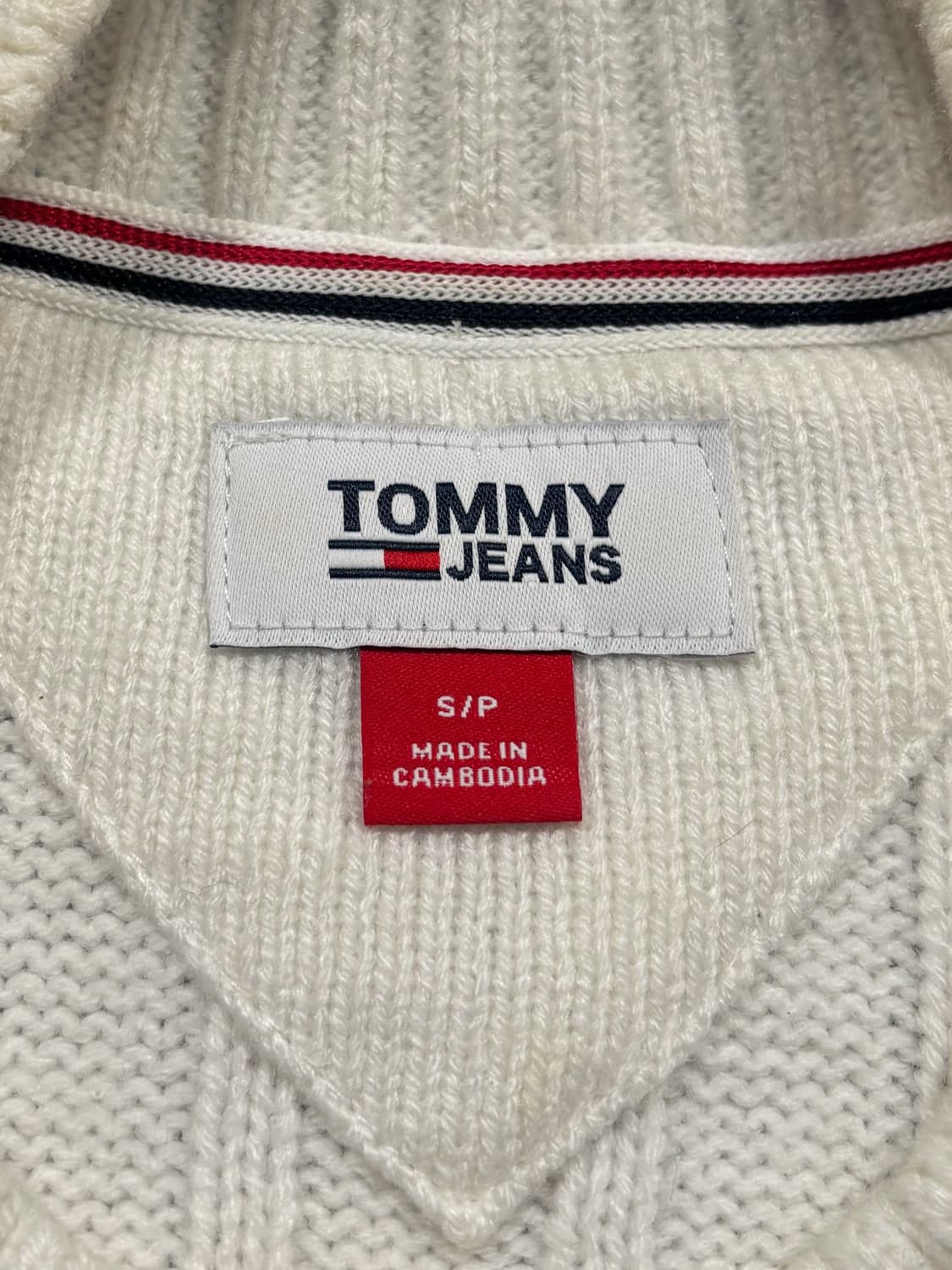 타미진스 크롭 꽈배기 니트 상품이미지5