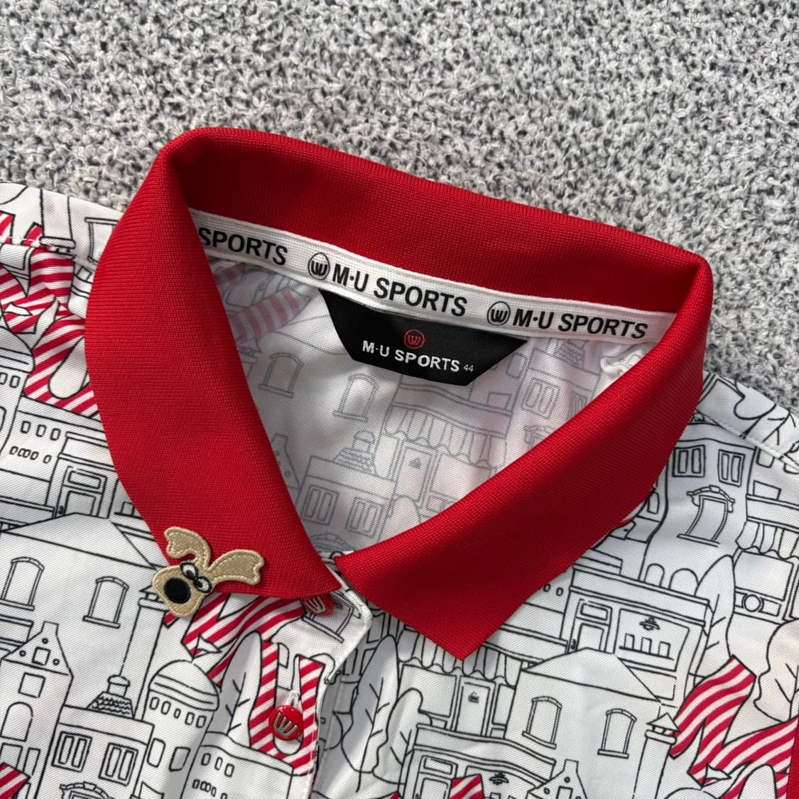 44 엠유 스포츠 골프 민소태 티셔츠 0414J 상품이미지2