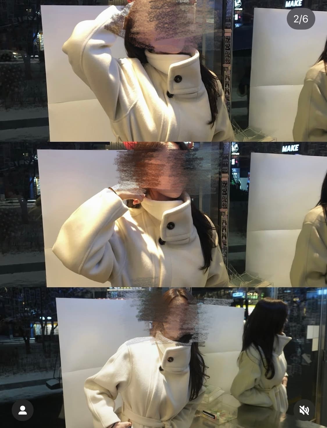 에그카 eggka 하이넥 벨트 단추 하프코트 벨트 장식이 있는 우아한 울 상품이미지5