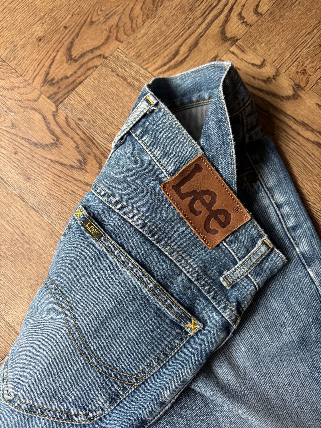 [30]Lee Riders 재팬메이드 빈티지 워싱 스트레이트 데님 팬츠 상품이미지6