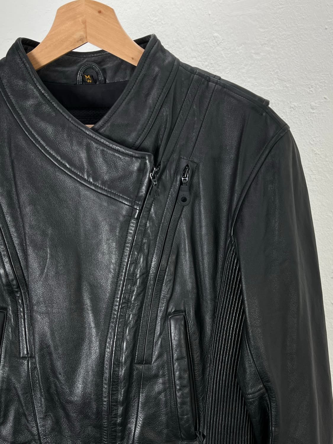 할리 데이비슨 우먼 블랙 FXRG 라이더 레더 자켓 상품이미지3